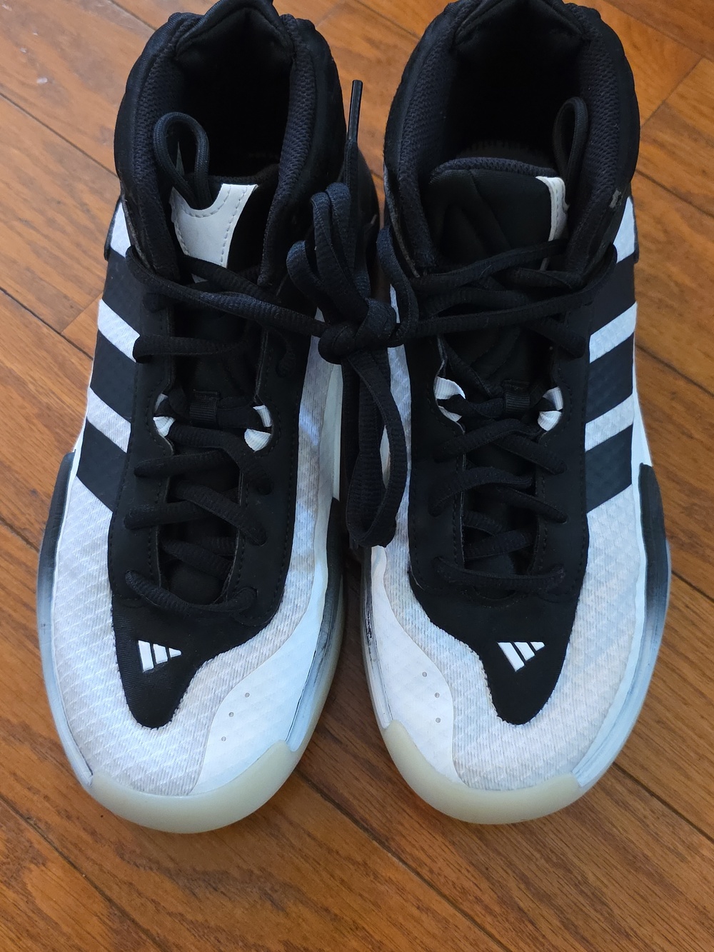 adidas Exhibit Basketball Shoe Women's Black Like New without Box Size 10